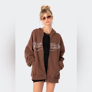 Edikted New York Oversized Hoodie